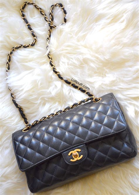 chanel black classic flap medium|chanel single flap vs double.